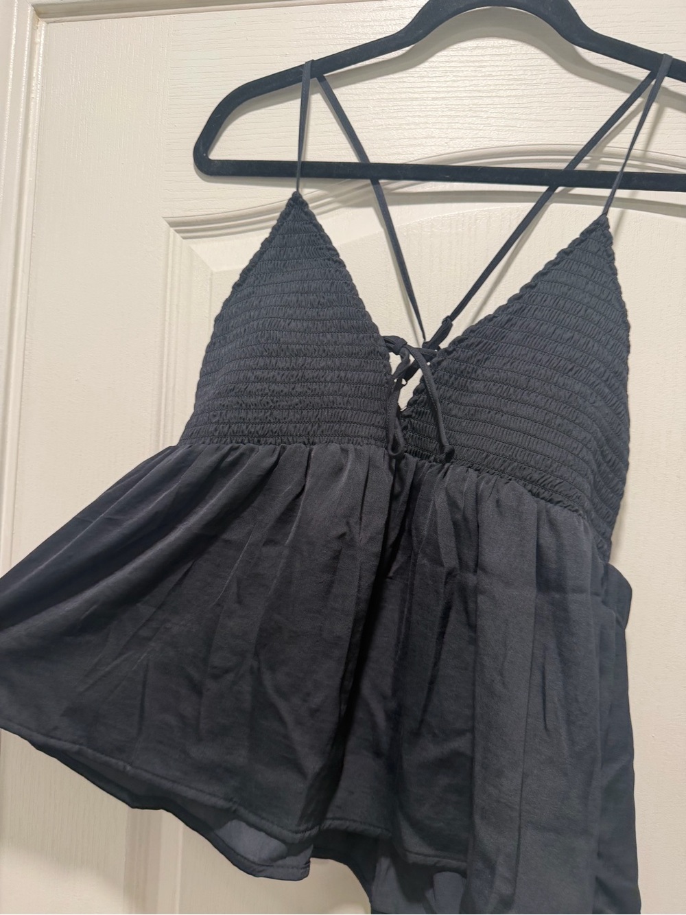 American Eagle Boho Smocked Tank